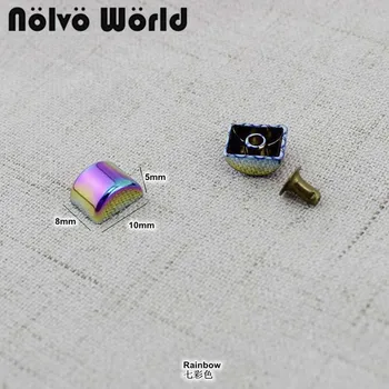 30-100-200pcs 10*8mm Rainbow Color Metal Press Studs Snap Fasteners for Sewing Clothes Bags Shoes Bracelet Belt
30-100-200pcs 10*8mm Rainbow Color Metal Press Studs Snap Fasteners for Sewing Clothes Bags Shoes Bracelet Belt