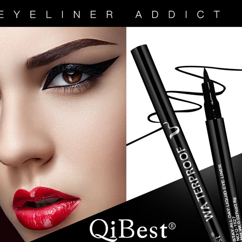 QiBest Waterproof Eyeliner Pencil Long-lasting Delineador Black Eye Liner Pen Thin Lines Cosmetics Quick-dry Eyeliner Pen Pencil
QiBest Waterproof Eyeliner Pencil Long-lasting Delineador Black Eye Liner Pen Thin Lines Cosmetics Quick-dry Eyeliner Pen Pencil