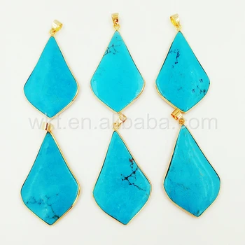 WT-P840 Gold trim Charm howlite pendant ,Wholesale 10pcs howlite pendant gold trim blue howlite pendant for women
WT-P840 Gold trim Charm howlite pendant ,Wholesale 10pcs howlite pendant gold trim blue howlite pendant for women