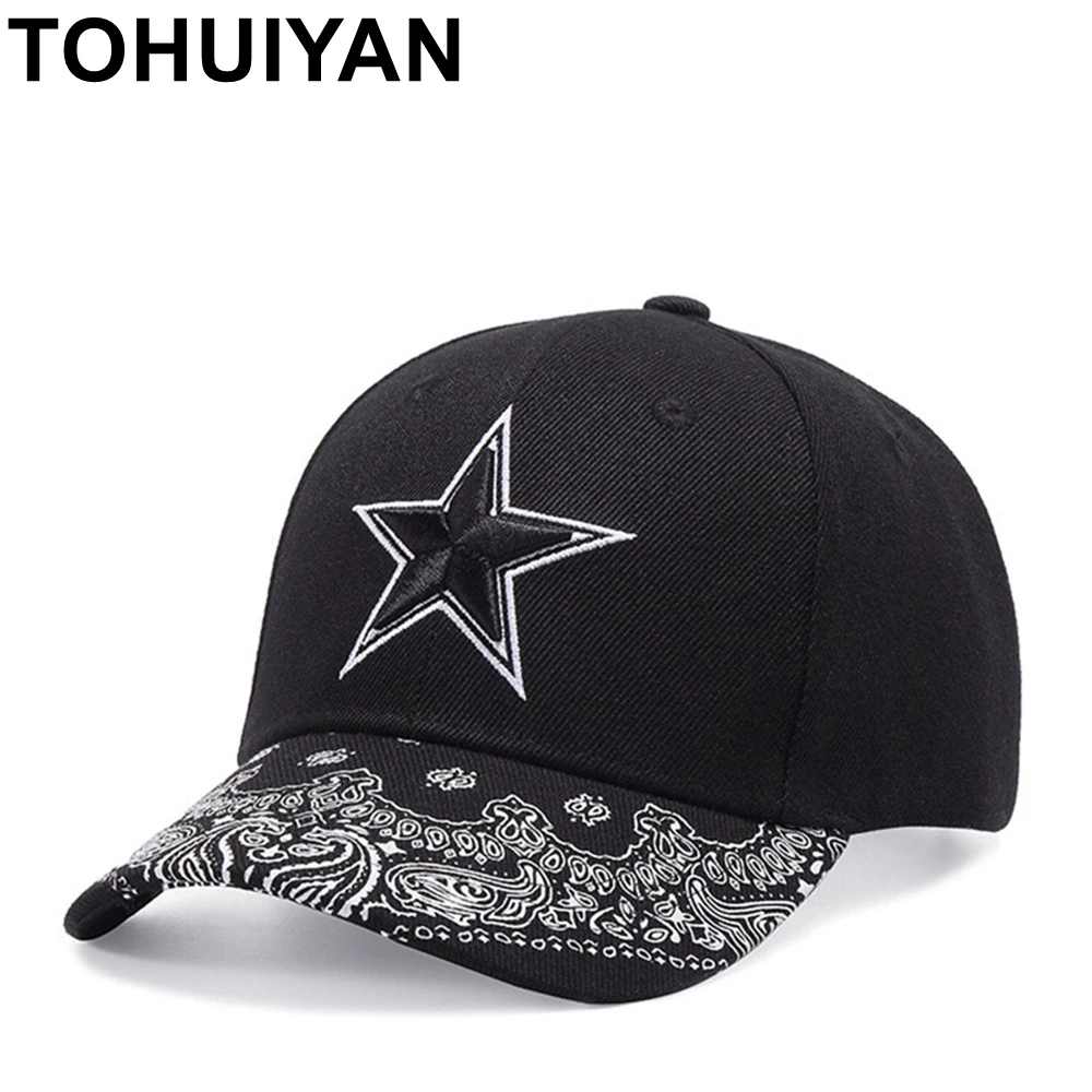 TOHUIYAN Pentagram Embroidery Baseball Cap Men Women Bone Chapeau Sun Caps Spring Summer Autumn Adjustable Gorras Snapback Hats
TOHUIYAN Pentagram Embroidery Baseball Cap Men Women Bone Chapeau Sun Caps Spring Summer Autumn Adjustable Gorras Snapback Hats