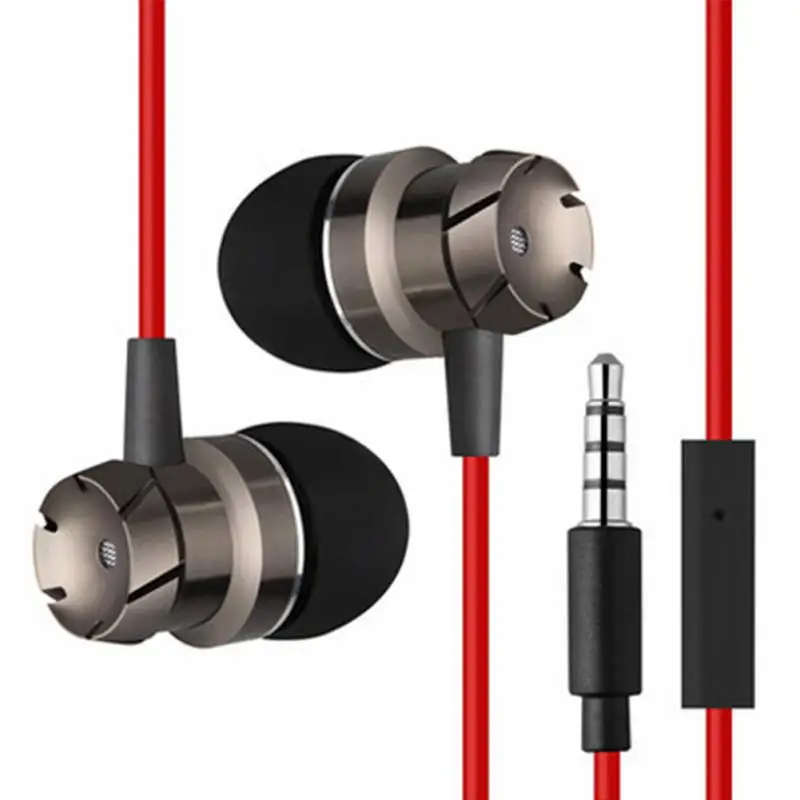 3.5mm Wired Earphone Stereo Headset In-Ear With Mic Earbuds For Xiomi Xaomi Iphone Xiaomi Mobile Phone MP3 PC Gaming Auriculares