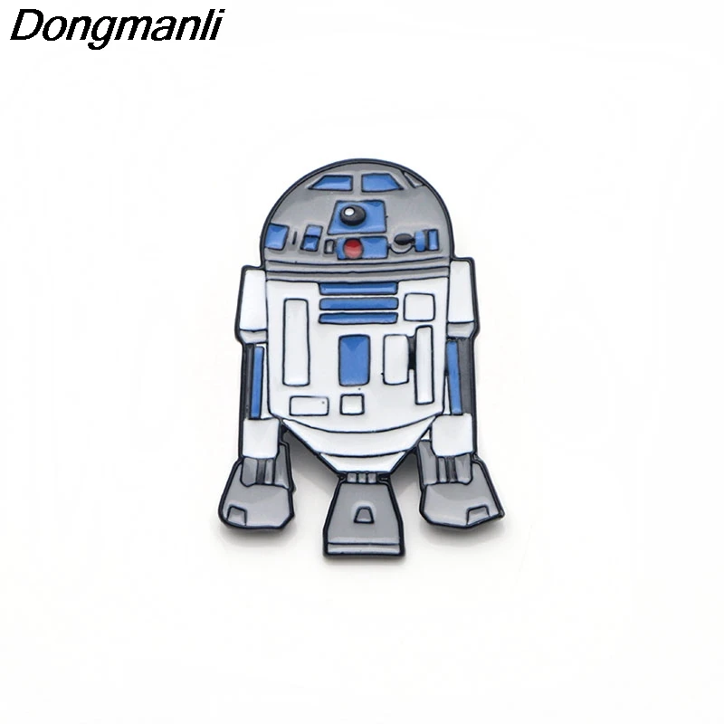 DMLSKY R2D2 Robot Metal Enamel Pins for Women Men backpack badge Tie Pins Cool brooch for Clothes M2561
DMLSKY R2D2 Robot Metal Enamel Pins for Women Men backpack badge Tie Pins Cool brooch for Clothes M2561