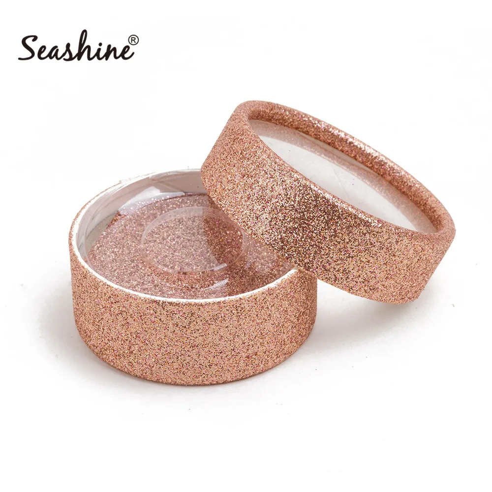 Seashine 10pcs Empty Lash Box Sticker Logo 3D Mink Eyelashes Extension Glitter Plastic Round tray Eyelash Box For False Eyelash
Seashine 10pcs Empty Lash Box Sticker Logo 3D Mink Eyelashes Extension Glitter Plastic Round tray Eyelash Box For False Eyelash