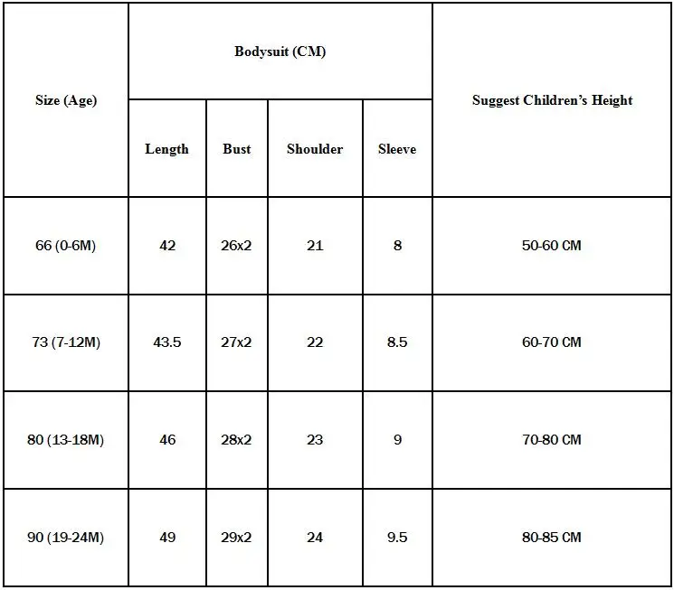 aliexpress size chart