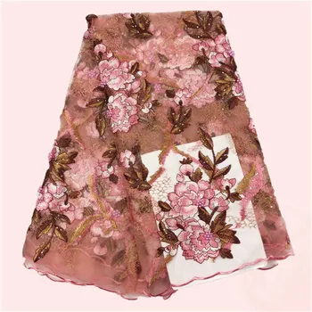 Gorgeous flower embroidery African tulle net lace fabric French lace material for dress QN100(5yards/lot)
Gorgeous flower embroidery African tulle net lace fabric French lace material for dress QN100(5yards/lot)