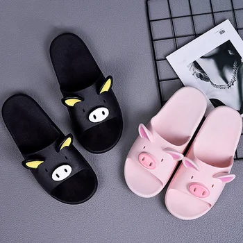 hot Cartoon Pig Slippers Couples Flat Sandals Home Bathroom Outside Beach Flip Flops for Summer FK88
hot Cartoon Pig Slippers Couples Flat Sandals Home Bathroom Outside Beach Flip Flops for Summer FK88
