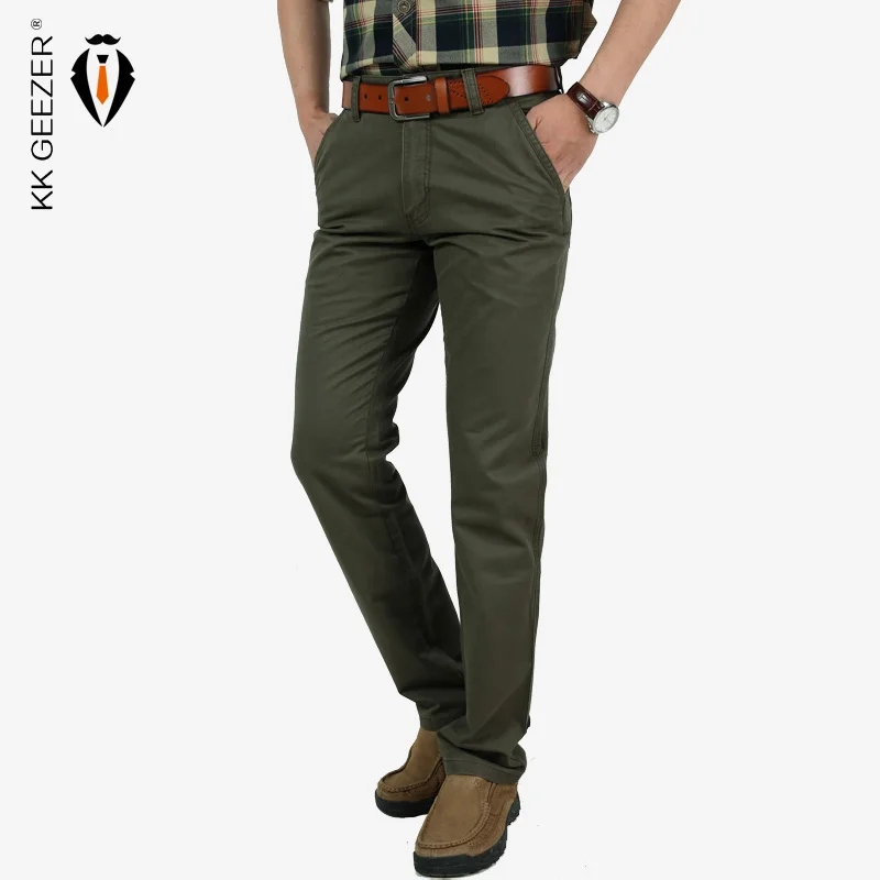 Leisure Casual Trousers Fashion Brand Pocket High-Quality Cotton Men Overalls Trousers ArmyGreen Fashion Solid Color Pants Plus
Leisure Casual Trousers Fashion Brand Pocket High-Quality Cotton Men Overalls Trousers ArmyGreen Fashion Solid Color Pants Plus