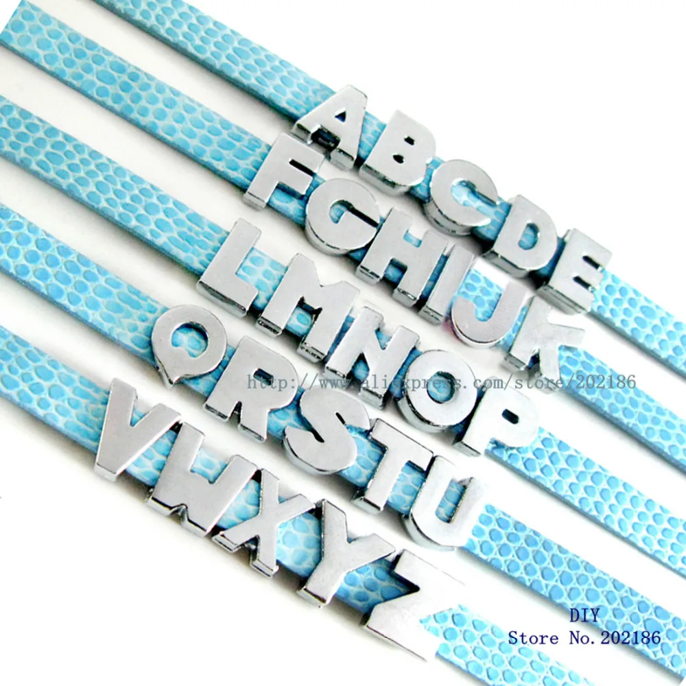 1pc A-Z 8mm Silver Color Plain Slide Letter Charms Fit 8mm DIY Wristband Bracelet Pet Collar Women Men Jewelry Gift Making
1pc A-Z 8mm Silver Color Plain Slide Letter Charms Fit 8mm DIY Wristband Bracelet Pet Collar Women Men Jewelry Gift Making
