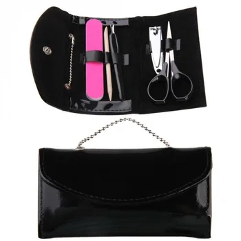 New Black Purse Design 5 in1 Manicure Set 50 set/lot Pedicure Grooming Kit Bridal Shower Favors Wedding Gifts For Guests
New Black Purse Design 5 in1 Manicure Set 50 set/lot Pedicure Grooming Kit Bridal Shower Favors Wedding Gifts For Guests