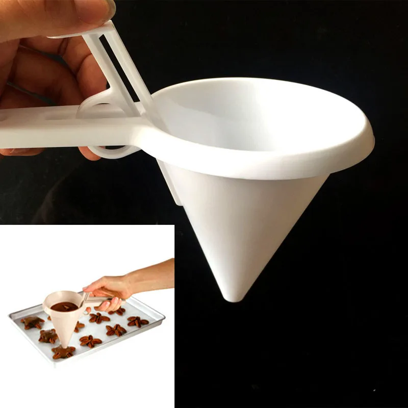 New Baking Tools Adjustable Icing Candy Funnel Chocolate Pastry Mold Batter Dispenser Cream Cookie Cupcake Pancake Muffin Funnel
New Baking Tools Adjustable Icing Candy Funnel Chocolate Pastry Mold Batter Dispenser Cream Cookie Cupcake Pancake Muffin Funnel