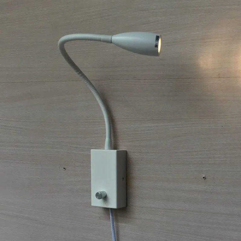 Topoch Wall Mounted Plug in Lights Dimmable Knob Switch 3W LED Narrow Beam Flexible Arm170cm Cable EU/US/UK Plug Easy Hook-Up
Topoch Wall Mounted Plug in Lights Dimmable Knob Switch 3W LED Narrow Beam Flexible Arm170cm Cable EU/US/UK Plug Easy Hook-Up