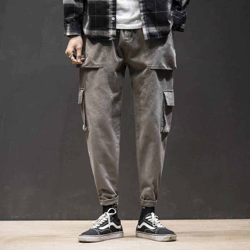 Spring New Tooling Pants Men Fashion Solid Color Casual Multi-pocket Overalls Street Wild Hip-hop Loose Joggers Sweatpants
Spring New Tooling Pants Men Fashion Solid Color Casual Multi-pocket Overalls Street Wild Hip-hop Loose Joggers Sweatpants