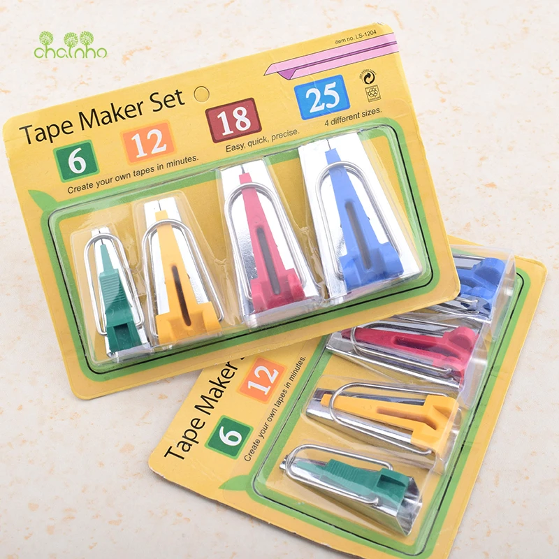Chainho,4 Different Sizes,Tape Maker Set,Easy,Quick,Precise Create Your Own Tapes In Minutes,For DIY Sewing Tools&AccessoryTL012
Chainho,4 Different Sizes,Tape Maker Set,Easy,Quick,Precise Create Your Own Tapes In Minutes,For DIY Sewing Tools&AccessoryTL012