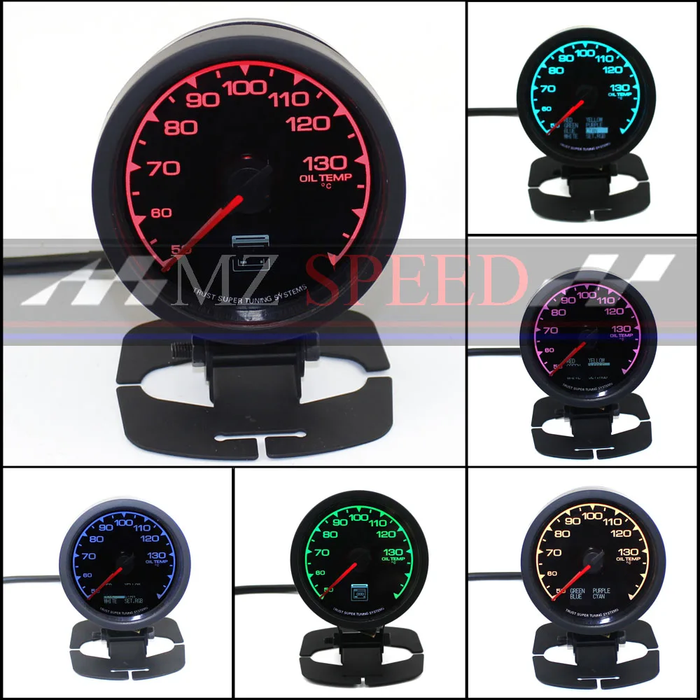 Oil temp Gauge GRe**y Gauge 7 Light Colors LCD Display With Voltage Meter 62mm 2.5 Inch With Sensor Racing Gauge
Oil temp Gauge GRe**y Gauge 7 Light Colors LCD Display With Voltage Meter 62mm 2.5 Inch With Sensor Racing Gauge