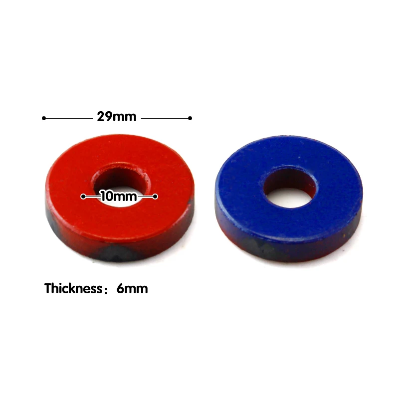 20pcs/10lot Red+Blue Ring Children Magnet Model for Education Science Experiment Tools Ring mgnets
20pcs/10lot Red+Blue Ring Children Magnet Model for Education Science Experiment Tools Ring mgnets