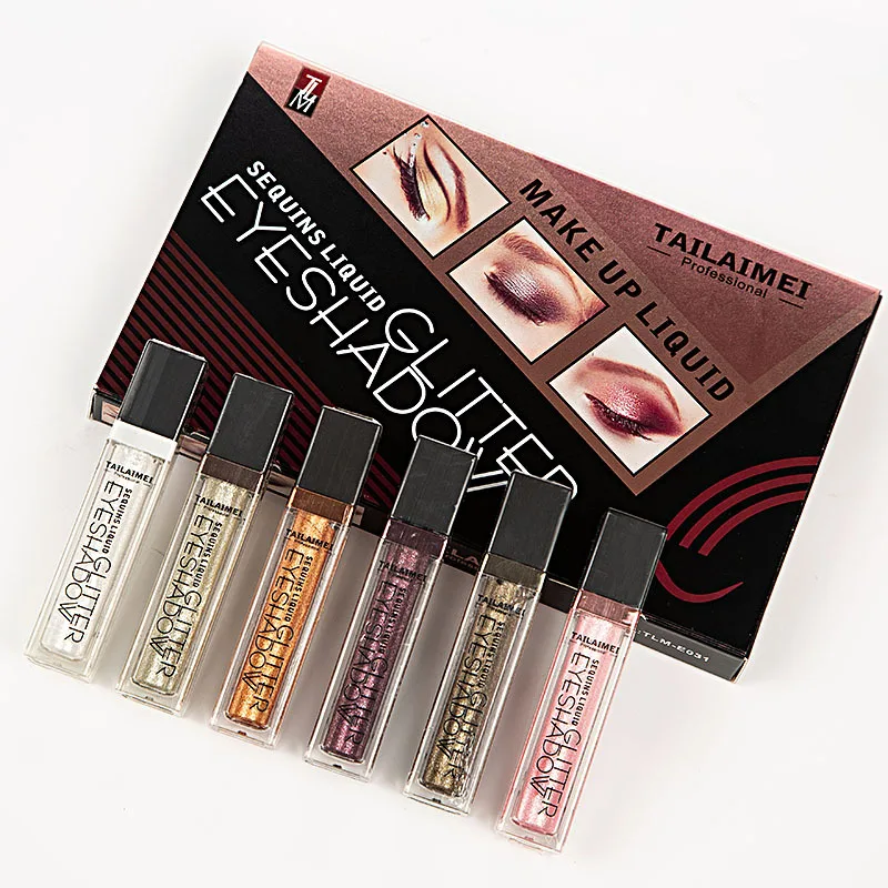 Liquid Eye Shadow Glitter Eye Shadow Waterproof Long Lasting Shimmer Shine Glitter Liner Cosmetic Women 6 Colors Makeup
Liquid Eye Shadow Glitter Eye Shadow Waterproof Long Lasting Shimmer Shine Glitter Liner Cosmetic Women 6 Colors Makeup