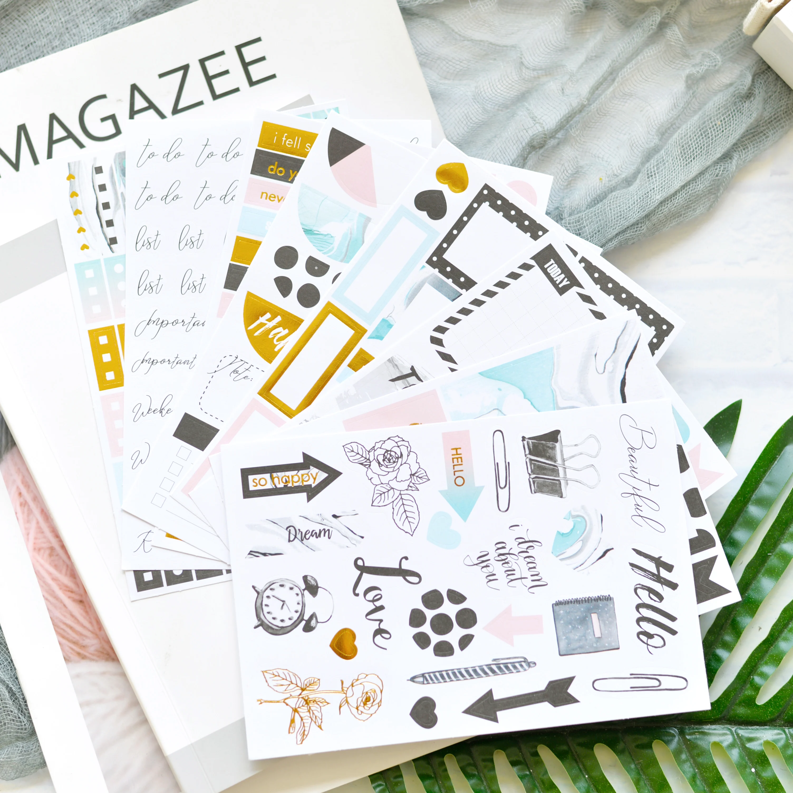 Lovedoki Custom Bullet Journal Stickers Notebook Diary Decorative Accessories Sticker Pack Scrapbooking Diy Stationery Supplies
Lovedoki Custom Bullet Journal Stickers Notebook Diary Decorative Accessories Sticker Pack Scrapbooking Diy Stationery Supplies