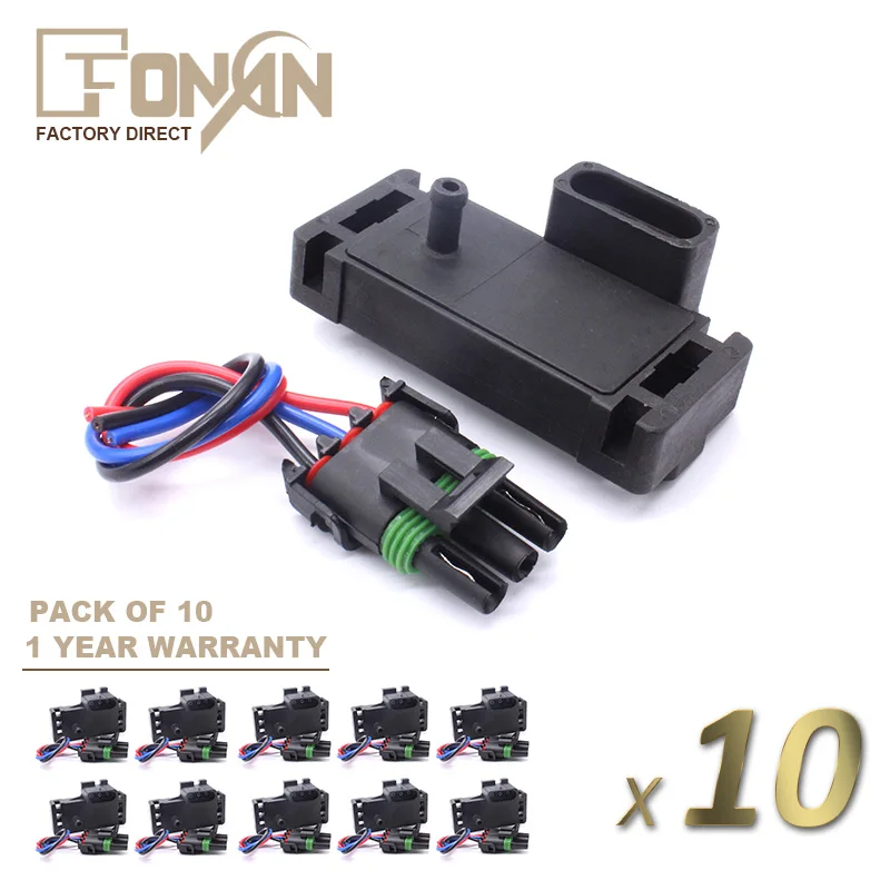 For GM STYLE 3 4 5 BAR MAP Sensor For Cadillac Chevrolet Pontiac Buick With Plug Connector 12223861 16040749
For GM STYLE 3 4 5 BAR MAP Sensor For Cadillac Chevrolet Pontiac Buick With Plug Connector 12223861 16040749