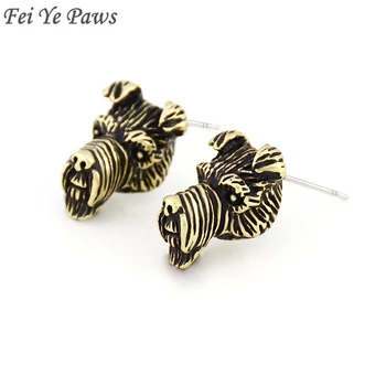 Fei Ye Paws Boho Chic Vintage Silver Plated 3D Airedale Terrier Dog Pet Stud Earrings Earing Animal Earrings Women Gift Brincos
Fei Ye Paws Boho Chic Vintage Silver Plated 3D Airedale Terrier Dog Pet Stud Earrings Earing Animal Earrings Women Gift Brincos