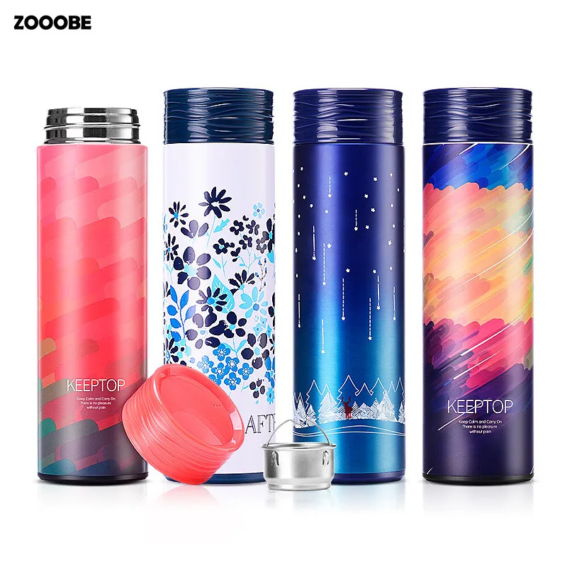 ZOOOBE 450ml Thermos Bottle Tea Mug With Strainer Insulate Thermo Mug Coffee Stainless Steel Thermal Cup Termos Vacuum Flask
ZOOOBE 450ml Thermos Bottle Tea Mug With Strainer Insulate Thermo Mug Coffee Stainless Steel Thermal Cup Termos Vacuum Flask