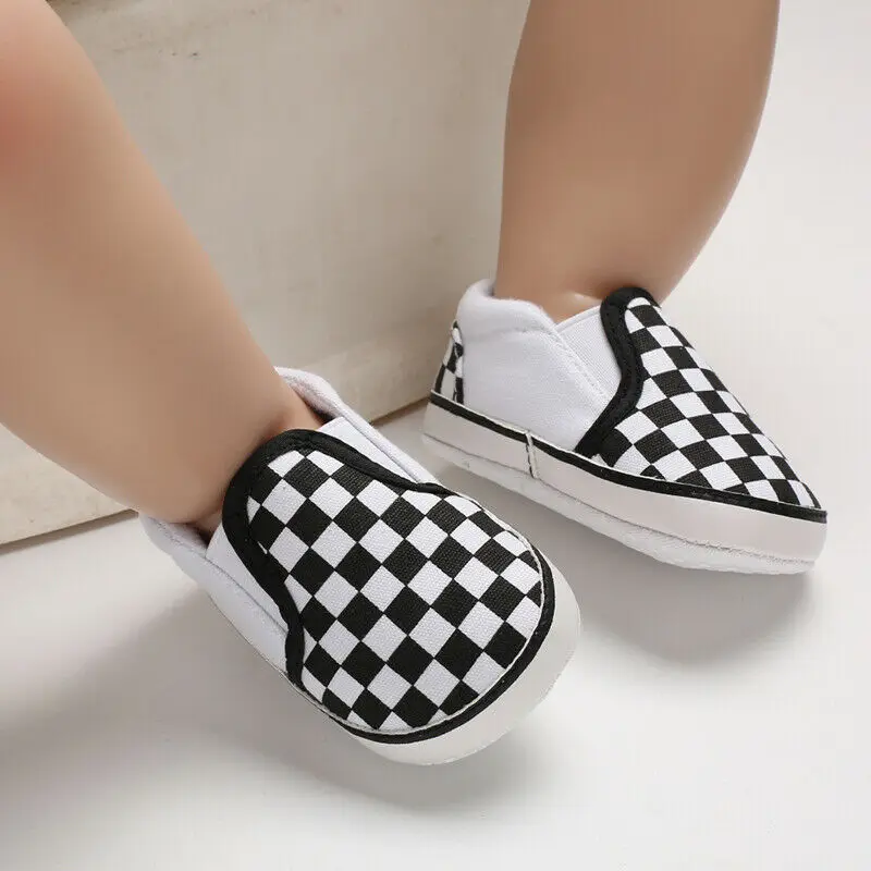 Toddler Newborn Plaid Soft Crib Sole Baby Kids Girls Boy Lattice Prewalker Shoes Crib Canvas Cute Sneakers Trainers 0-18M
Toddler Newborn Plaid Soft Crib Sole Baby Kids Girls Boy Lattice Prewalker Shoes Crib Canvas Cute Sneakers Trainers 0-18M