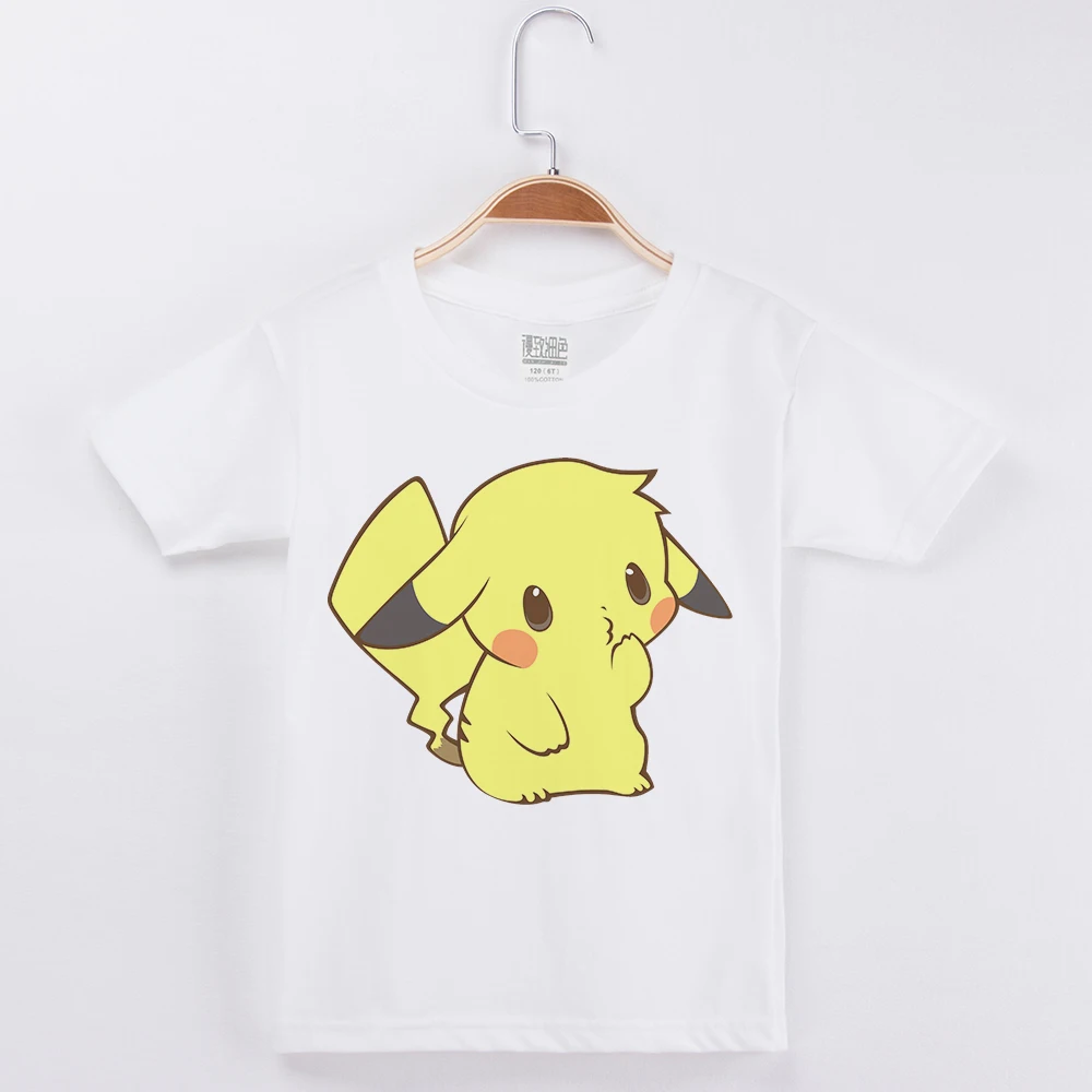 2019 New Fashion Boys T Shirt Funny Tshirt Short Sleeve Cotton Girls Popular Tops Child Basic White Shirt Boy Pokemon Printed
2019 New Fashion Boys T Shirt Funny Tshirt Short Sleeve Cotton Girls Popular Tops Child Basic White Shirt Boy Pokemon Printed