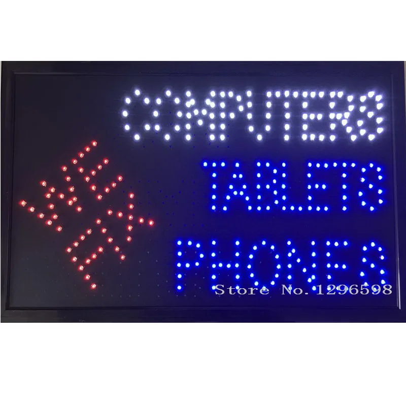 24X13 Inch We Fix Computers Tablets Phone Repair Cell Phone Tablets Computer LED Light Window Open Business Sign
24X13 Inch We Fix Computers Tablets Phone Repair Cell Phone Tablets Computer LED Light Window Open Business Sign