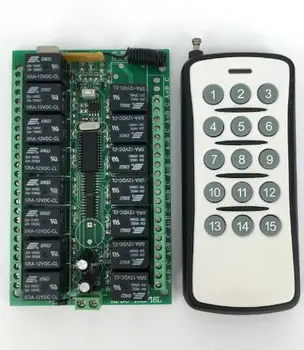 super 12v relay 15CH wireless RF Remote Switch Transmitter Switch+ Receiver F/LED LAM
super 12v relay 15CH wireless RF Remote Switch Transmitter Switch+ Receiver F/LED LAM