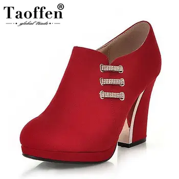 Taoffen Daily Women High Heel Shoes Round Toe Crystal Zipper Pumps Classic Office Wedding Shoes Women Footwear Size 31-43
Taoffen Daily Women High Heel Shoes Round Toe Crystal Zipper Pumps Classic Office Wedding Shoes Women Footwear Size 31-43