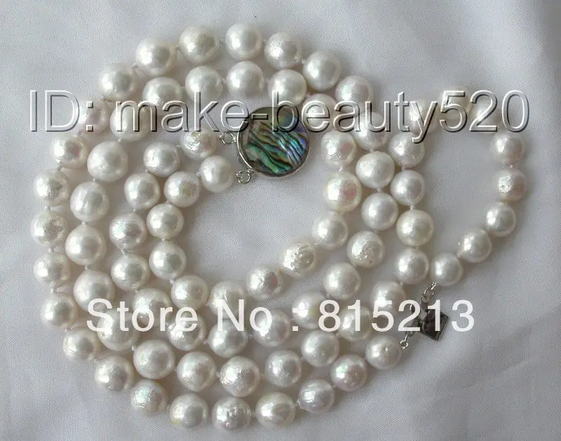 ddh001364 Wow 2rows 11mm round white Edison keshi reborn freshwater pearl necklace
ddh001364 Wow 2rows 11mm round white Edison keshi reborn freshwater pearl necklace