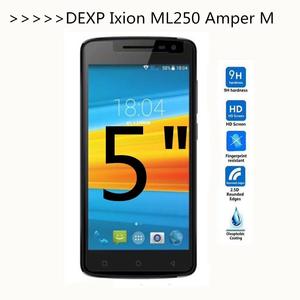 For DEXP Ixion ML250 Amper M Tempered Glass Screen Protector 2.5 9h Safety Protective Film on ML 250
For DEXP Ixion ML250 Amper M Tempered Glass Screen Protector 2.5 9h Safety Protective Film on ML 250