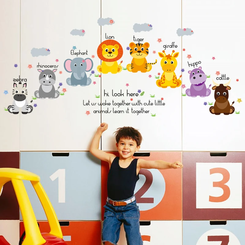 Zs Sticker Safari Wall Stickers for Kids Room Home Decor Nursery Children Baby Vinyl House
Zs Sticker Safari Wall Stickers for Kids Room Home Decor Nursery Children Baby Vinyl House