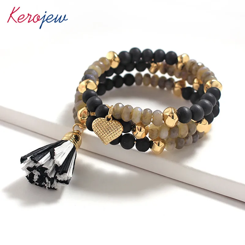 Fashion Bracelets For Women Multi Layers Korean Beads Acrylic Accessories Tassels Bracelet Zinc Alloy Heart Personality Jewelry
Fashion Bracelets For Women Multi Layers Korean Beads Acrylic Accessories Tassels Bracelet Zinc Alloy Heart Personality Jewelry
