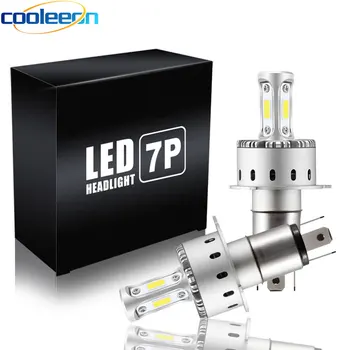 COOLEEON 7P Car Headlight Bulbs LED Headlamp H1 H3 H4 H7 H11 9005 9006 9012 Auto Lamps 80W COB Chip 8000LM for 12V 24V Cars
COOLEEON 7P Car Headlight Bulbs LED Headlamp H1 H3 H4 H7 H11 9005 9006 9012 Auto Lamps 80W COB Chip 8000LM for 12V 24V Cars