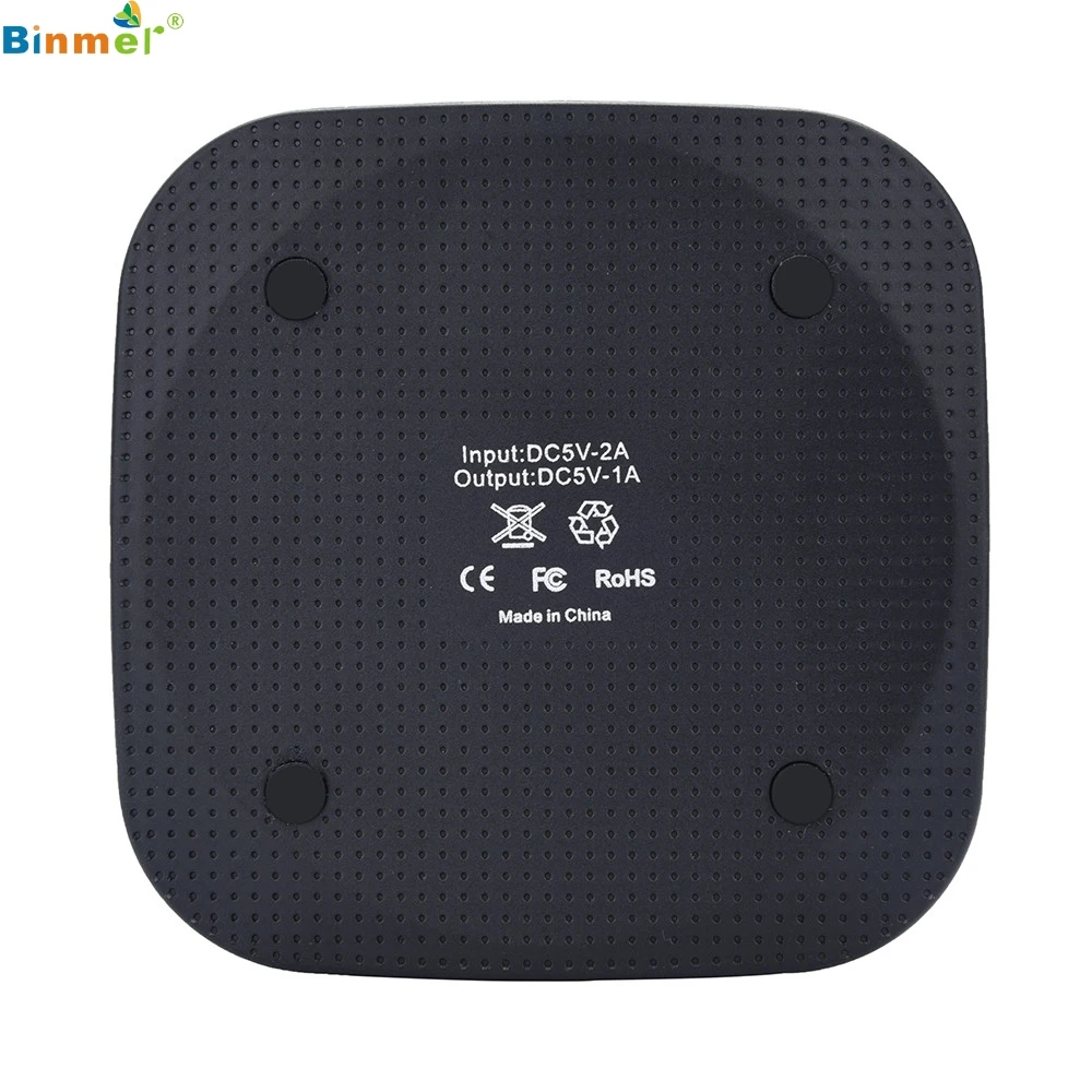 Binmer New with LED indicator fashion home essential Qi wireless charger charging seat bracket pad for Samsung Galaxy NOTE 9
Binmer New with LED indicator fashion home essential Qi wireless charger charging seat bracket pad for Samsung Galaxy NOTE 9