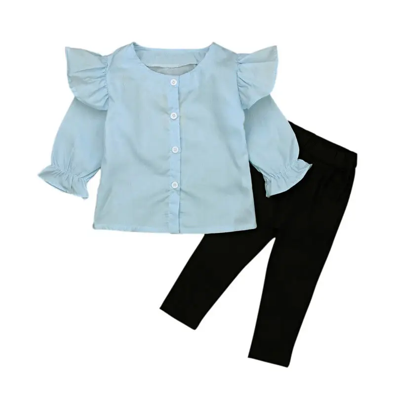 Emmababy 2019 Toddler 2pcs Newborn Kids Baby Girls Flare Sleeve Tops+Pants Outfits Set Clothes
Emmababy 2019 Toddler 2pcs Newborn Kids Baby Girls Flare Sleeve Tops+Pants Outfits Set Clothes