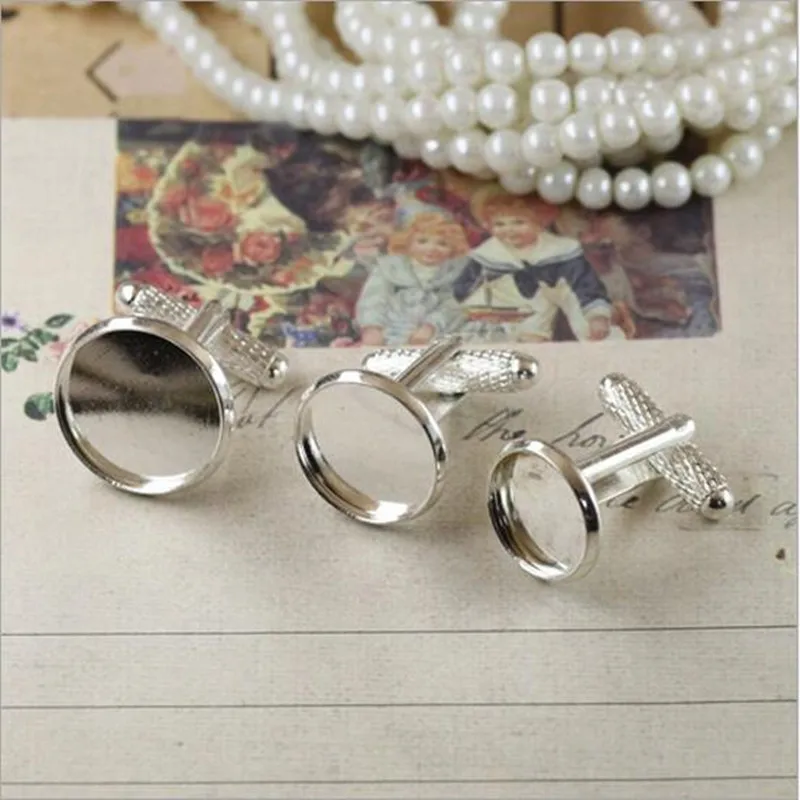 10pcs Silver Plated Round French Cufflink Base Setting Blank Cameo Cabochon Tray For Bezel Craft Cufflink Clothes Accessories
10pcs Silver Plated Round French Cufflink Base Setting Blank Cameo Cabochon Tray For Bezel Craft Cufflink Clothes Accessories