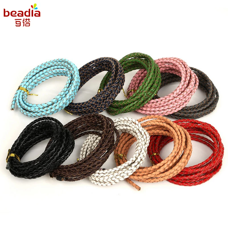 Ten Color New Arrival Round Shape Braided Genuine Lether Rope String Cord For Wrapping Box Gift DIY Dress 2m/lot 3mm Wholesale
Ten Color New Arrival Round Shape Braided Genuine Lether Rope String Cord For Wrapping Box Gift DIY Dress 2m/lot 3mm Wholesale