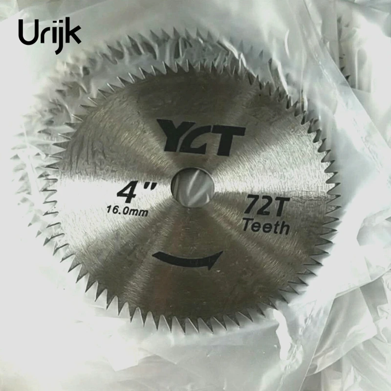 Urijk 1Pc 4" 72T HSS Rotary Tools Circular Saw Blades Cutting Discs Mandrel Cutoff Cutter Power tools multitool Wheel Discs