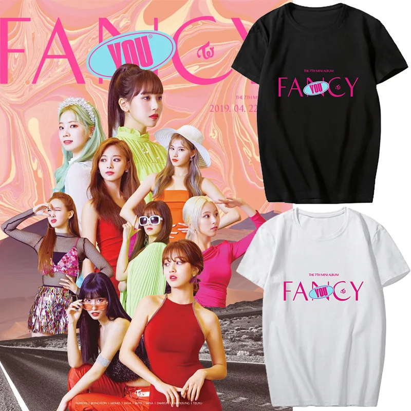Twice Fancy You The 7th Mini Album T Shirts Streetwear Tshirt Print T-shirt Women/Men Clothes Hot Sale Tops Short Sleeve T Shirt
Twice Fancy You The 7th Mini Album T Shirts Streetwear Tshirt Print T-shirt Women/Men Clothes Hot Sale Tops Short Sleeve T Shirt