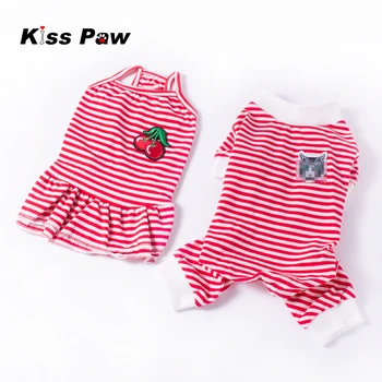 High Quality Lovers Dog Clothes Pajamas Jumpsuit Stripes Dog Dress Cotton Soft Brand Pet Clothes For Chihuahua Yorkshire Terrier
High Quality Lovers Dog Clothes Pajamas Jumpsuit Stripes Dog Dress Cotton Soft Brand Pet Clothes For Chihuahua Yorkshire Terrier