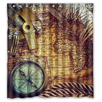Generic Personalized Retro World Map Compass Series Nautical Style Sold By Too Amazing Shower Curtain Bath Decor Curtain
Generic Personalized Retro World Map Compass Series Nautical Style Sold By Too Amazing Shower Curtain Bath Decor Curtain