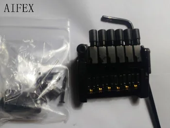 New Black 6 Strings Guitar Tailpiece Tremolo Bridge Roller saddle Tremolo Bridge Tailpiece for Tremolo Bridge /w Arm & Nut from
New Black 6 Strings Guitar Tailpiece Tremolo Bridge Roller saddle Tremolo Bridge Tailpiece for Tremolo Bridge /w Arm & Nut from