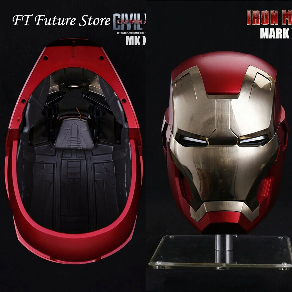 In Stock Collectible 1/1 Scale The Avengers 4 Iron Man MK46 Mask Helmet Automatic On-off Head Circumference Under 62 Cm Model
In Stock Collectible 1/1 Scale The Avengers 4 Iron Man MK46 Mask Helmet Automatic On-off Head Circumference Under 62 Cm Model