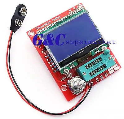 M328 LCD 12864 Transistor Tester DIY Kit Diode Triode Capacitance LCR ESR Meter
M328 LCD 12864 Transistor Tester DIY Kit Diode Triode Capacitance LCR ESR Meter