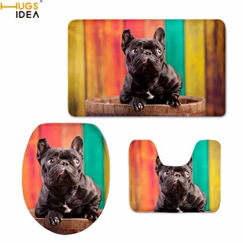 HUGSIDEA Washroom Non-slip Floor Carpets Cute 3D Dog French Bulldog/Boston Terrier Pattern WC Area Rugs Soft 3PCS Set Bathmats
HUGSIDEA Washroom Non-slip Floor Carpets Cute 3D Dog French Bulldog/Boston Terrier Pattern WC Area Rugs Soft 3PCS Set Bathmats