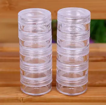 50pcs 5x5x12.7cm Transparent Plastic Cosmetic Storage Containers Minerals Display Clear Makeup Stackable Small Jar 5 layerSN1286
50pcs 5x5x12.7cm Transparent Plastic Cosmetic Storage Containers Minerals Display Clear Makeup Stackable Small Jar 5 layerSN1286