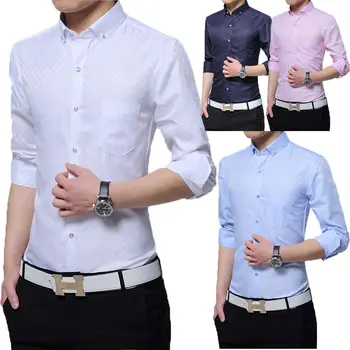 Fashion Men's Luxury Casual Slim Fit Stylish Formal Dress Shirts Long Sleeve New Men Smart Casual Shirt
Fashion Men's Luxury Casual Slim Fit Stylish Formal Dress Shirts Long Sleeve New Men Smart Casual Shirt