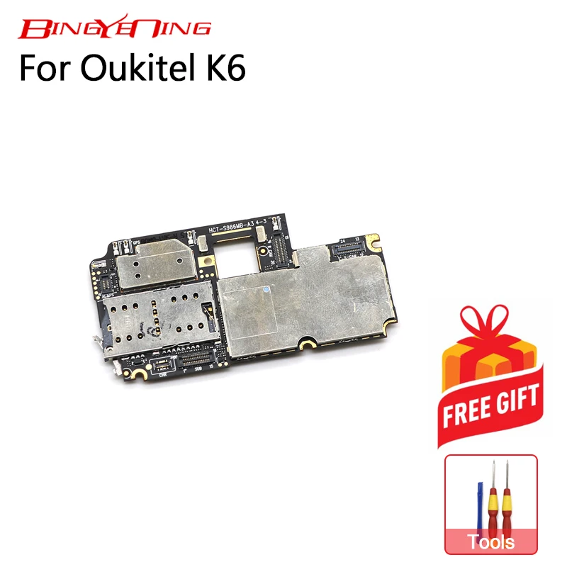 BingYeNing New Original For Oukitel K6 mainboard 6G+64G ROM Motherboard flex cable board.Android 7.1 MTK6763 Octa Core Phone
BingYeNing New Original For Oukitel K6 mainboard 6G+64G ROM Motherboard flex cable board.Android 7.1 MTK6763 Octa Core Phone