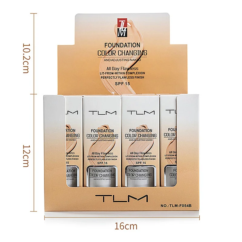 Temperature Changing Skin Color Liquid Foundation Brightening, Portable Concealer Liquid Is Not Easy To Fade TSLM1
Temperature Changing Skin Color Liquid Foundation Brightening, Portable Concealer Liquid Is Not Easy To Fade TSLM1